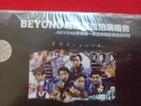 《BEYOND超越亚拉伯演唱会—早期唯一保全的完整演唱会记录》塑膜未拆封2VCD音乐歌曲专辑、光碟、光盘、唱片、影碟、歌碟2碟片1盒装2003年（中国国际广播音像出版社，上华国际）