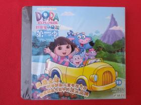 nickelodeon《爱探险的朵拉：DORA THE EXPLORER第三季72-75集》中英西三语发音·中英双语字幕·塑膜未拆封2VCD儿童卡通动画动漫歌曲光碟、光盘、专辑、唱片、影碟2碟片1盒装2010年（广东音像出版社/广州艺洲人文化传播，外语教学动画片）