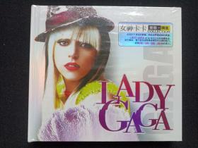 炫音唱片DSD《女神卡卡：新歌精选LADYGAGA》塑膜未拆封·CD音乐歌曲专辑、光碟、光盘、唱片、影碟、歌碟2碟片1盒装2008年（山东文化音像出版社）