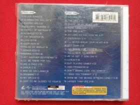 《后街男孩：back street boys:NEVER GONE》塑膜未拆封VCD音乐歌曲光碟、光盘、碟片、专辑、歌碟、影碟2碟片1盒装2003年（环球国际音乐股份，安徽文化音像出版社）
