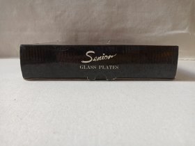 《（申玻 SENIOR GLASS COLTD）高级玻璃花纹彩盘》1980-1990年代左右（水果盘/赏盘）一套一盒装5个合售