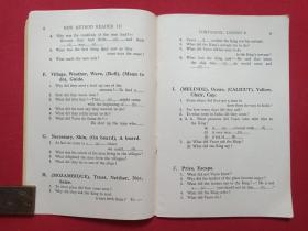 原版英文《NEW METHOD READERS新方法阅读器： NEW METHOD READERS COMPANION TO READER III读者伙伴三》1950年（by michael west, M.A., D,Phil,. 迈克尔 · 韦斯特，医学硕士，医学博士，菲尔著，new impression新印象，longmans, green and co.纽约朗曼斯，格林公司）
