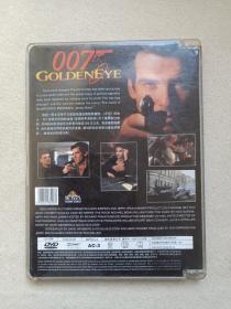 《007 GOLD EYES:金眼睛》动作片·电影影视DVD光盘、光碟、影碟1碟片1盒装1999年（海南音像出版社出版发行，《黄金眼》，马丁·坎贝尔导演，皮尔斯·布鲁斯南、肖恩·宾、伊沙贝拉·斯科鲁普科、法米克·詹森、朱迪·丹奇主演）