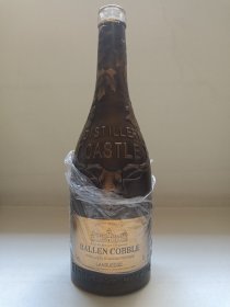 《百龄古堡·凯勒庄园：干红葡萄酒（酒精度15%/750ml）BALLEN COBBLE-LANGUEDOC》法国原瓶进口·酒瓶·空瓶·玻璃瓶·外包装瓶2023年4月10日（格兰保罗深圳国际贸易有限公司经销）一对合售