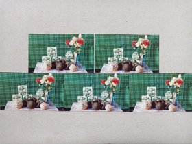 《云南沱茶（下关沱茶）商品展示照片/成品展览照片》约1970-1980年代左右彩色老照片、老相片、老像片 、老资料一批共5张合售（云南省下关茶厂出品）