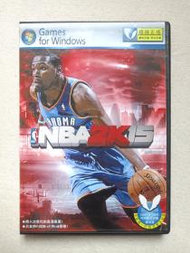 Games for Windows《NBA 2K15》完整中文版·体育竞技类·高清画面·超越正版·次世代5DVD-9游戏光碟、安装盘、光盘、专辑、影碟5碟片1盒装2014年（美国篮球协会15，2K sports开发，篮球竞技比赛游戏）