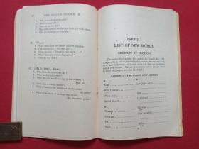原版英文《NEW METHOD READERS新方法阅读器： NEW METHOD READERS COMPANION TO READER III读者伙伴三》1950年（by michael west, M.A., D,Phil,. 迈克尔 · 韦斯特，医学硕士，医学博士，菲尔著，new impression新印象，longmans, green and co.纽约朗曼斯，格林公司）
