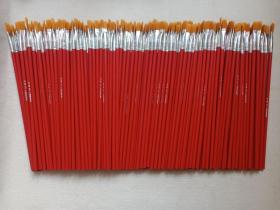 《红杆平头5号油画笔（661型）》1990-2000年代左右（上海油画笔厂出品，Oil paints）