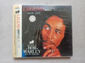 《LEGEND 雷鬼之父：鲍伯·马利（传说）Bob Marley》塑膜未拆封·音乐歌曲·CD光盘、光碟、专辑、歌碟、唱片1碟片1盒装2002年（河北音像出版社出版发行）