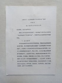 《云南东川“元古界地质矿产学术研讨会”简况（杨嘉文）》钉装机打黑体字·筒子页油印本·地质档案资料·学术研究论文1991年1月15日（编写单位：云南地矿局第三地质大队综合分队）一册8页