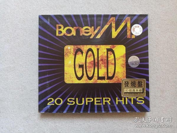 Boney M.《GOLD 20 SUPER HITTS》音乐歌曲·原装CD光碟、光盘、专辑、唱片、歌碟1碟片1盒装1990年代