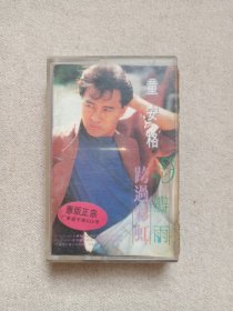 《童安格（花瓣雨、跨越彩虹）》音乐歌曲·立体声磁带、歌带、声带、音带、卡带、专辑1盘1盒装1990年代（中国唱片总公司出版发行，Angus Tung）