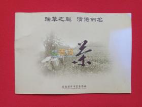 清倚《普洱茶》宣传册页2000年代（彩页插图，云南普洱市云春茶厂，有：茶马古道路线图）