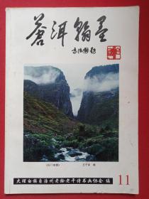 《苍洱翰墨（第十一集）》画册2004年8月（高治国题，大理白族自治州老龄老干诗书画协会编印，主编：袁朗华、杨镜等，限印800册）