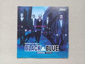 《后街男孩：back street boys（黑与蓝 BLACK＆BLUE）“THE CALL 、shape of my heart”》CD音乐歌曲光碟、光盘、碟片、专辑、歌碟、影碟1碟片1盒装2000年（福建省长龙影视公司出版发行）