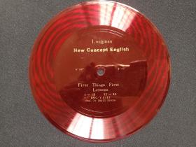 朗曼新概念英语《Longman：New Concept English》1979年（塑胶薄膜教学唱片、First Things First 英语初阶：要事第一 Lessons1-143，BMG-Y-0013至0018）一套全6张合售