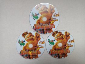 《加菲猫（Garfield）》国语发音·中文字幕·3DVD-9儿童动画·动漫卡通·影视光碟、光盘、专辑、影碟3碟片1袋装2007年（辽宁文化艺术音像出版社出版发行，吉姆·戴维斯创作，The Garfield Show）