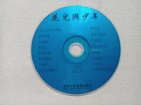 《花儿与少年》音乐歌曲·CD光碟、光盘、歌碟、专辑1999年1碟片1盒装（贵州文化音像出版社出版发行）