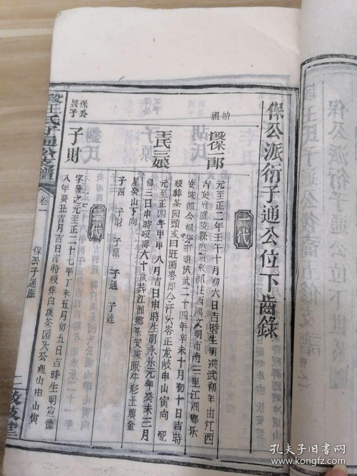 段王氏子通公后裔五修支谱