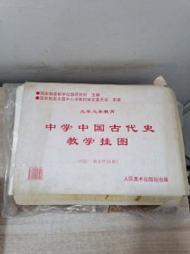 中学中国古代史教学挂图（一套24张全）