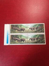 1995-11中泰大象满蓝标双联（新原胶全品随机发货）编年邮票