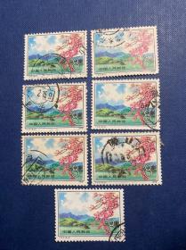 T42风光（6-2）8分邮票（无薄裂随机发货）信销JT老旧邮票