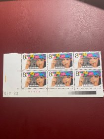 T142摄影左下厂名色标六联（原胶全品随机发货）邮票JT老旧邮票
