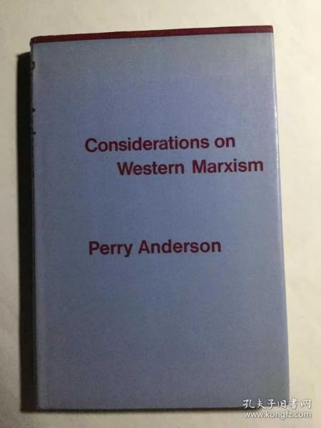 Considerations on Western Marxism