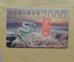 恭贺跨入新世纪2000