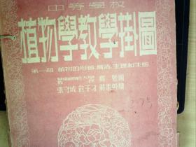 W707，精美道林纸彩印大开全图，1953年上海新亚书店初版【中等学校.植物学教学挂图】《第一组.植物的形态、构造、生理和生态》带函套全套十八张全，特打开彩色绘图，内页保存完好