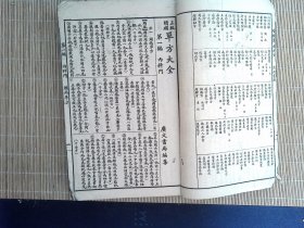 A2450，民国/广文书局编印：《三版增补单方大全》线装一厚册第1编至第10编（内科门、外科门、妇科门、产科门、小儿科门、皮肤病门、花柳病门、急救门等，大量药方
