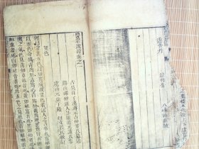 A1446，清精刻本医学古籍： 医宗说约，大开本线装一厚册卷1，刻印精良