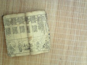 A1475 ，民国石印本风水地理古籍：增广玉匣记，线装4册4卷合订一厚册全，大量版画符箓