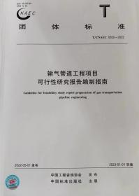 T/CNAEC 0202-2022 输气管道工程项目 可行性研究报告编制指南