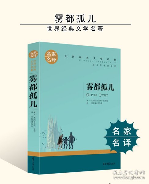 雾都孤儿 狄更斯著 世界经典文学名著小说 初中高中青少年外国阅读书籍 雾都孤儿：名家名译 世界经典文学名著 雾都孤儿 经典世界文学名著 青少年版初中生小学生课外书阅读物 雾都孤儿 原版正版 查尔斯狄更斯小说全集无删减 初中生小学生课外阅读书籍经典名著文学小说中文版儿童图书 青少年读物畅销书必读 雾都孤儿 名家名译世界经典文学名著 正版 全新