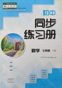 初中同步练习册 数学 七年级 下册 配人教版 七下 山东省中小学教辅材料评议通过 初中同步练习册 数学 七年级下册 七下 正版 全新