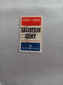 美国邮票 5c 救世军 1965年发行