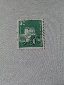 德国邮票 拖拉机 1975年发行 工业和科技