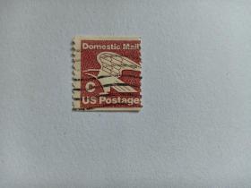 趣味票 美国邮票 大移位邮票 飞鹰 国内邮件邮票 无数字面值 C 1981年发行 鹰 雄鹰