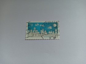 德国邮票 70 2018年圣诞节 雪的城堡 圣诞老人
