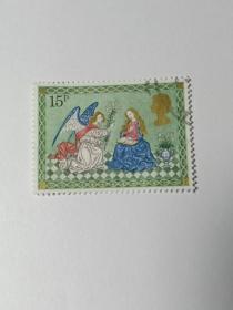 英国邮票 15P 1979年圣诞邮票