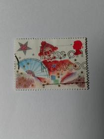 英国邮票 22P 1985年圣诞邮票 贵妇人