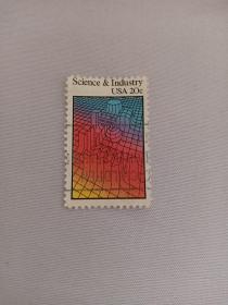 美国邮票 20C 1983年科学与工业