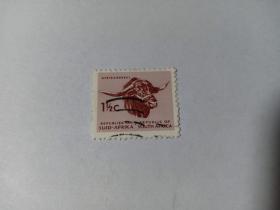 南非邮票 1½C 牛 1961年左右发行