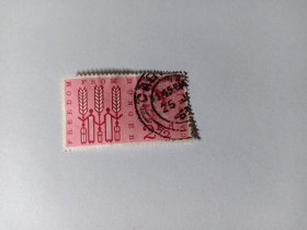 英国邮票 2½P 1963年“免于饥饿”运动 粮食麦穗 人和儿童