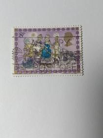 英国邮票 8P 1979年圣诞邮票 三王朝拜圣