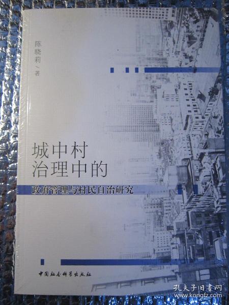 城中村治理中的政府管理与村民自治研究