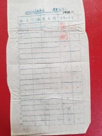 1954年绍兴市生产教养院奖金报销表（1张）