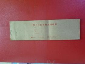 1977年房屋使用费收据（1-12月）