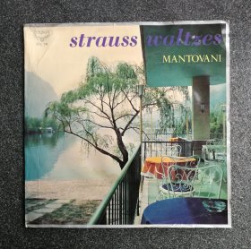 12寸黑胶唱片 施特劳斯圆舞曲 Strauss Waltzes，曼托瓦尼 Mantovani